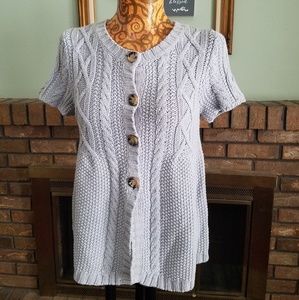 Michael Kors Carsigan Sweater XS Grey